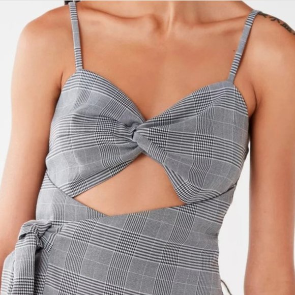 The Jersey Diaries Mini Tie Cut Out Dress - Picture 5 of 5